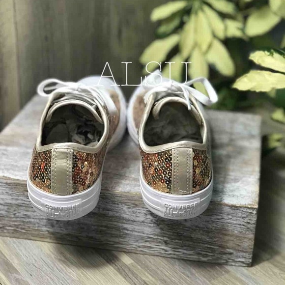 Converse AdVulc Ctas Sequins Low Top W AUTHENTIC - Picture 7 of 7